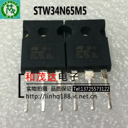 STW34N65M5 W34N65M5 FET N 650V 28A TO-247