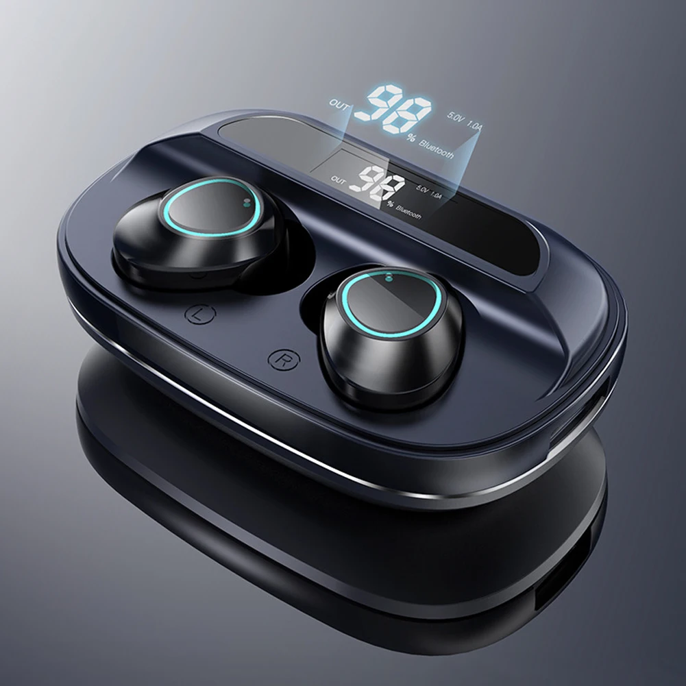 IPX7 водонепроницаемый беспроводной usb зарядка Bluetooth наушники Спорт на открытом воздухе интеллектуальное сенсорное управление голосовой помощник умные наушники