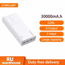 

30000mAh Power Bank Teclast C30L Portable External Battery Large Capacity Portable Powerbank Charger For Phone
