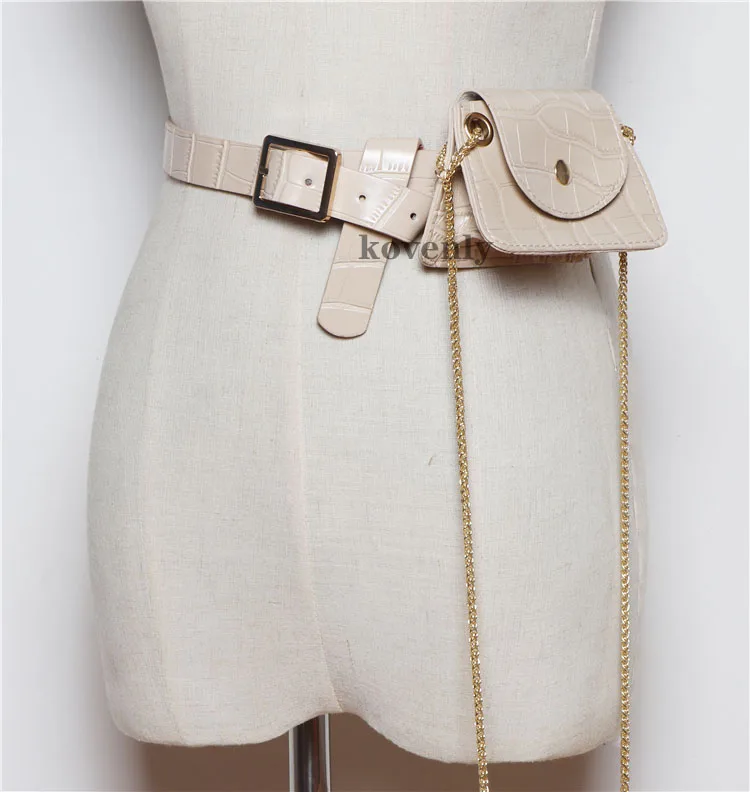 Vintage Waist Bag Lipstick Purse Bolsa Feminina Women Mini Crossbody Bag Pu leather Shoulder Bags Fashion Belt Bags For Women