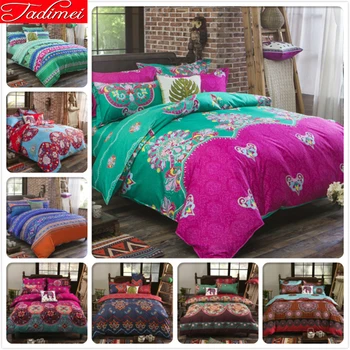 

National Style Creative Quilt Comforter Duvet Cover Bedding Set Single Full Queen King Size Adult Kids Bed Linen 180x220 220x240