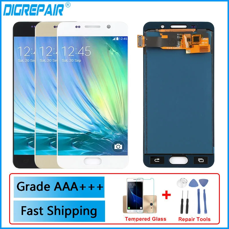 

A310 lcd For Samsung Galaxy A3 2016 Display A310 A310F Display Touch Screen Digitizer Repair For samsung a3 2016 LCD