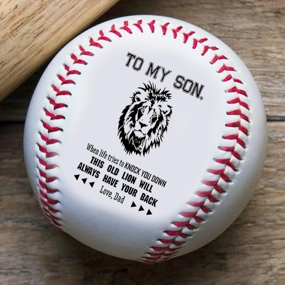 

Dad To Son, I”ll Always Be With You Baseball Ball