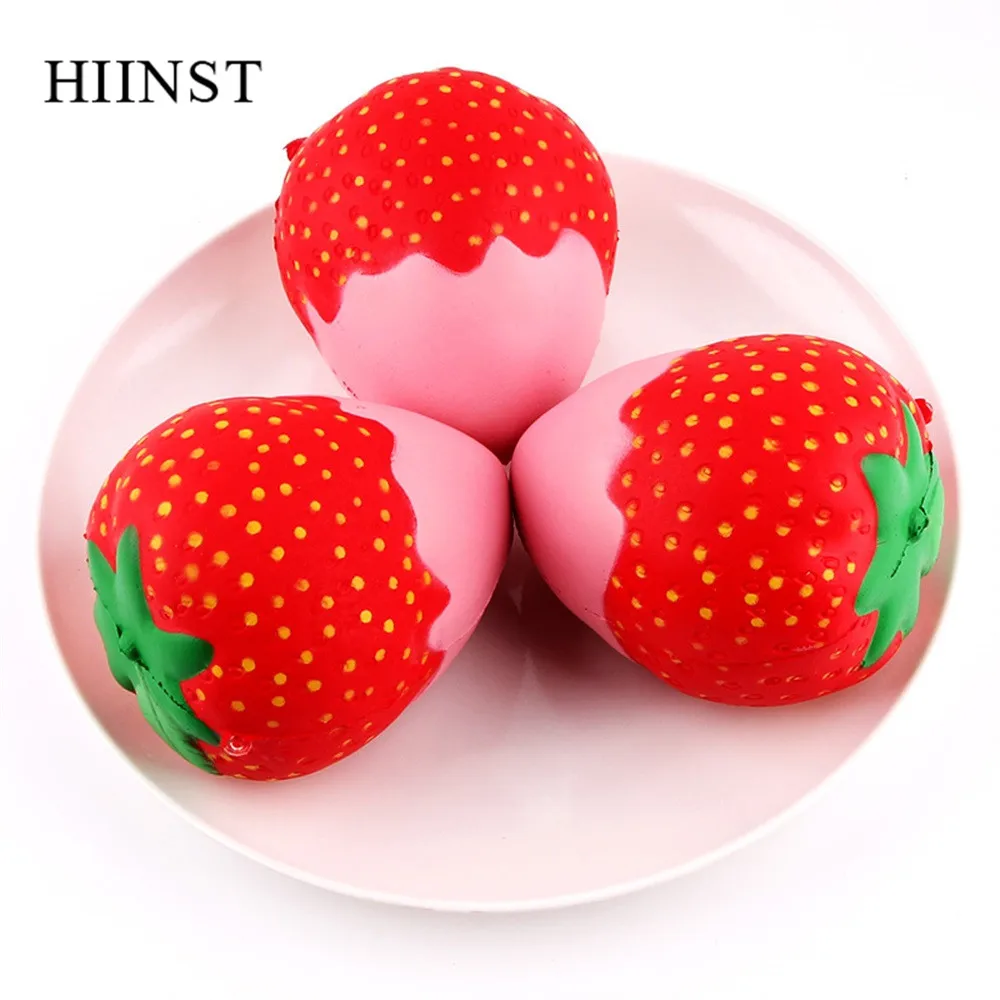 HIINST, детские игрушки, сжимающие стресс, мультфильм, аромат клубники, дети, медленно поднимающиеся, ароматические игрушки для взрослых, снимающие стресс, реалистичные игрушки