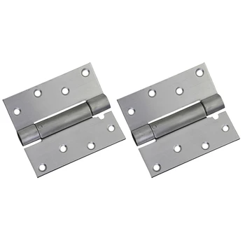 

Self Closing Door Hinge, 2 Pack 4 Inch Heavy Duty Square Stainless Steel Mortise Spring Automatic Closer Hinge Hardware