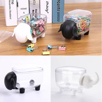 

DIDIHOU Plastic Table Top Cotton Swab Toothpick Storage Box Holder Container Household Table Organizer Sheep Shaped Home Decor