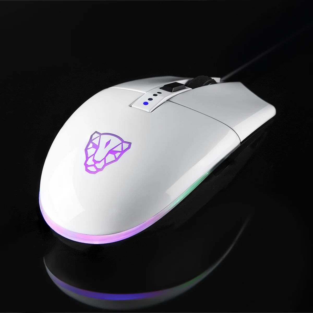 

V50 Gold-Plated USB Interface Gaming Mouse Wired RGB Backlight 4000DPI Macro Definition Programming Optical Game Mouse For PC