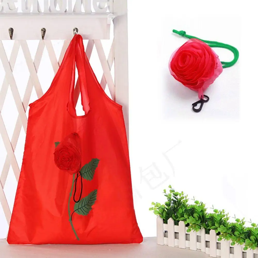 Foldable Handy Shopping Bags Eco Reusable Tote Pouch Recycle Storage Handbags 