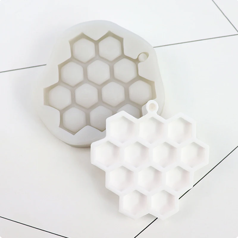 DIY сотовые силиконовые формы помадка торт Шоколадное Мыло конфеты печенье