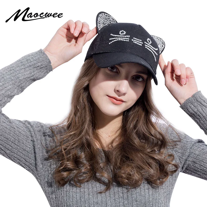baseball hat with cat ears