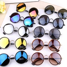 M42 красочные Винтажные Солнцезащитные очки женские круглые солнцезащитные очки с покрытием солнцезащитные очки стимпанк A De Sol Feminino Gafas