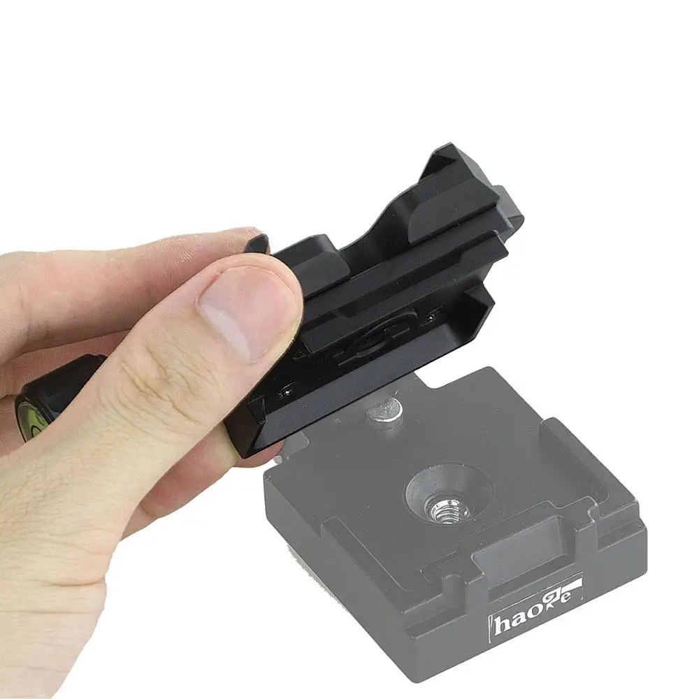 Haoge Quick Release QR Clamp Adapter Convertor for Manfrotto RC2 System to Arca-Swiss Compatible Haoge Quick Release QR Clamp Adapter Convertor for Manfrotto RC2 System to Arca-Swiss Compatible