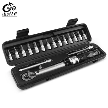 

MTB 1-25 NM Ratchet Torque Wrench Kit Bicycle Repair Hex Key Tool Set Multi-function Road Bike Wrench Allen Bit Tools