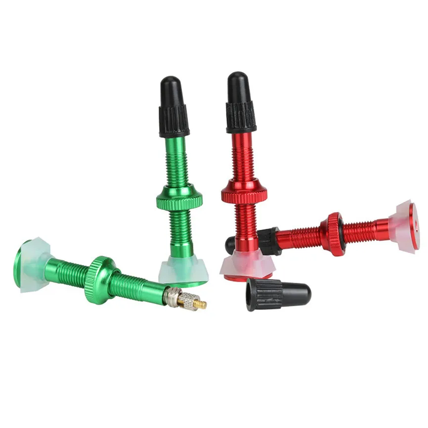 MTB Mountain Bike Road Bicycle Aluminum Alloy Carbon Rim Tubeless Valve French Presta Valve F/V 40MM 60MM Sclaverand Valve