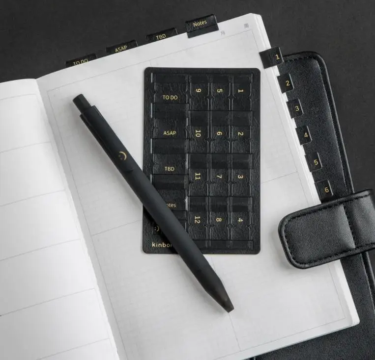 Xiaomi кинбор индекс паста ПУ кожа зерна удобный стикер этикетки Примечание заметки клейкая закладка для заметок бумага индекс наклейки