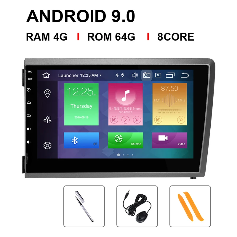 8 Core 64 ROM IPS DSP 2 Din Android 9.0 Car GPS Navigation For VOLVO S60 V70 XC70 XC90 2000 2001 2002 2003 2004 Multimedia Radio 4GB head Unit - Цвет: 8 Core 64 ROM