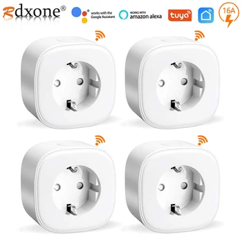

16A WIFI Socket Smart Plug Remote Control Timing Switch Work With Smart Life APP