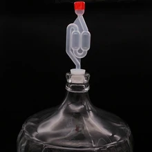 Airlock Carboy Snug Kit доморощенное пиво и бокал для вина Carboy#6 Силиконовая пробка с Airlock 8 мм отверстие пищевой ферментации