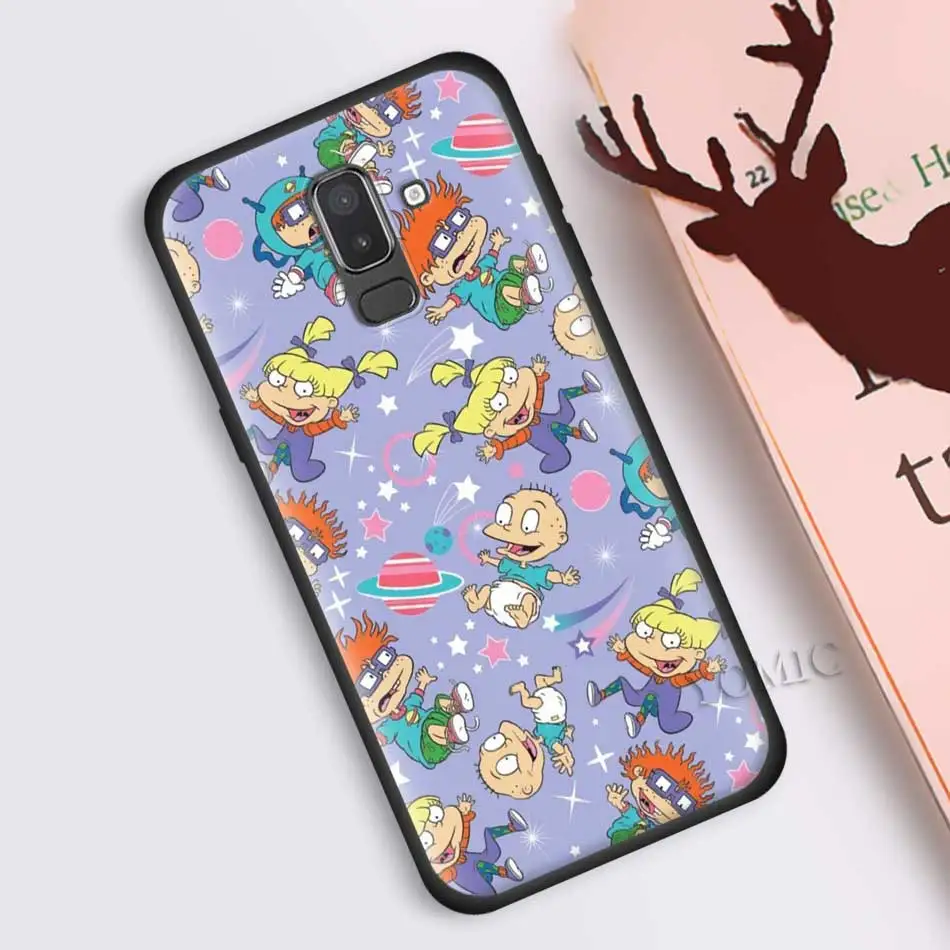 Rugrats чехол для samsung Galaxy J8 J6 J4 A6 A7 A8 A9 плюс M10 M20 M30 S M40 силиконовый чехол для телефона с изображением на задней панели Чехол