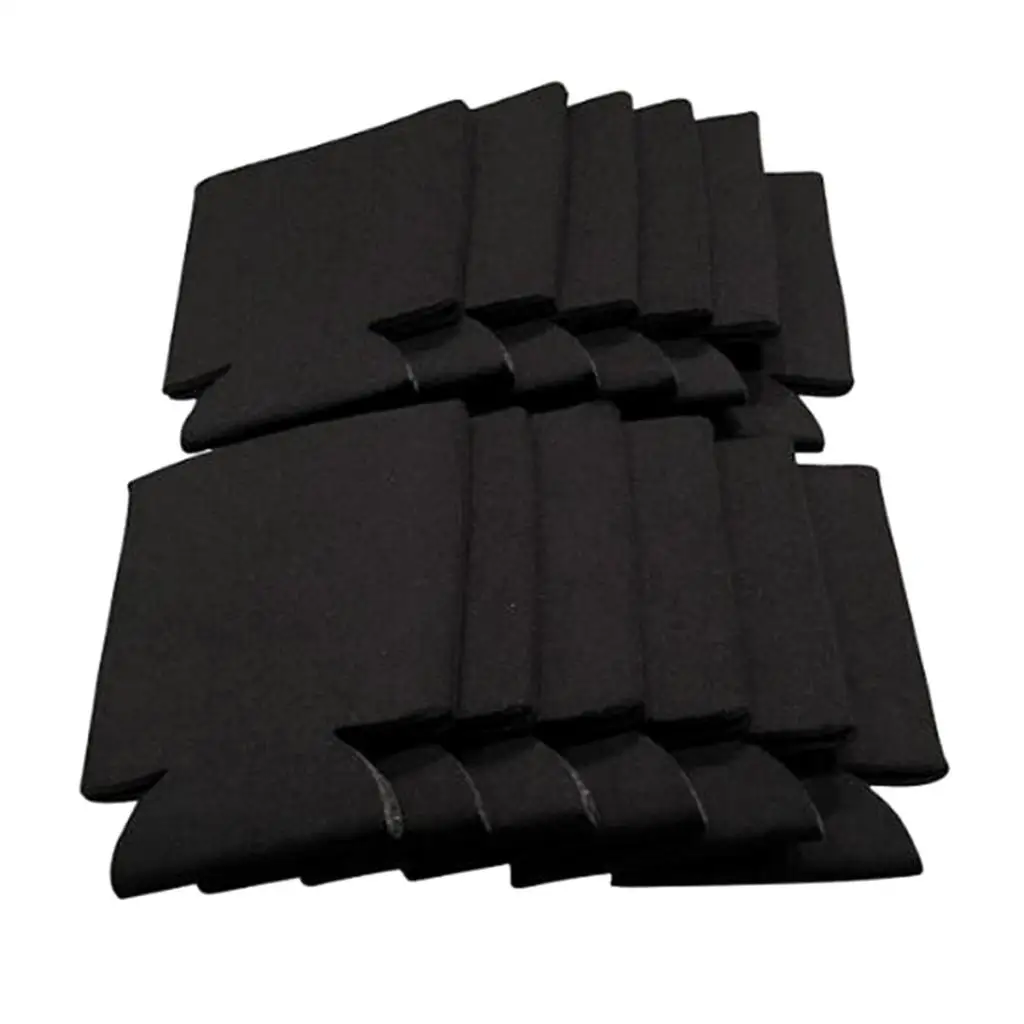 10x Neoprene Insulation Beer Can Cooler Cover Soda Drink Can Cooling Sleeve