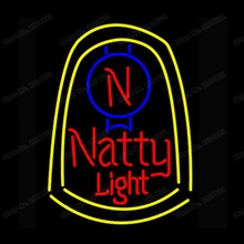 Светильник Natty N неоновая вывеска ручной работы из настоящего стекла Пивной бар KTV клубный магазин украшение дома окно подарок дисплей неоновые вывески 1" X 17"