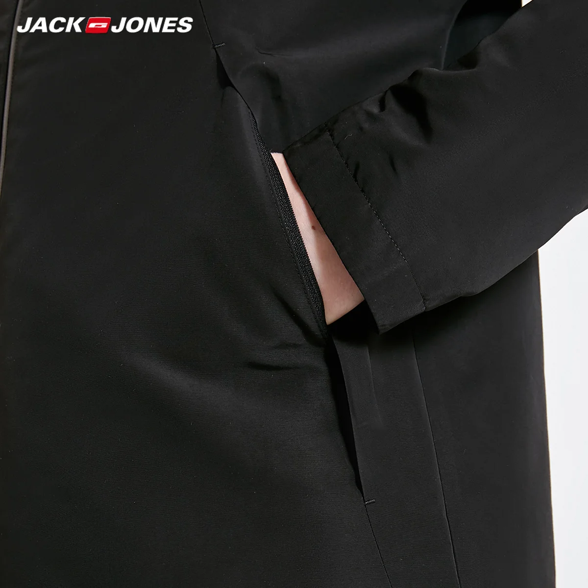 JackJones Мужская короткая спортивная куртка с капюшоном и стоячим воротником | 219121527