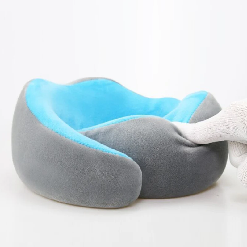 1Pcs U-Shape Travel Pillow for Airplane Neck Pillow Travel Accessories Comfortable Nursing Pillows for Sleep Home Textile