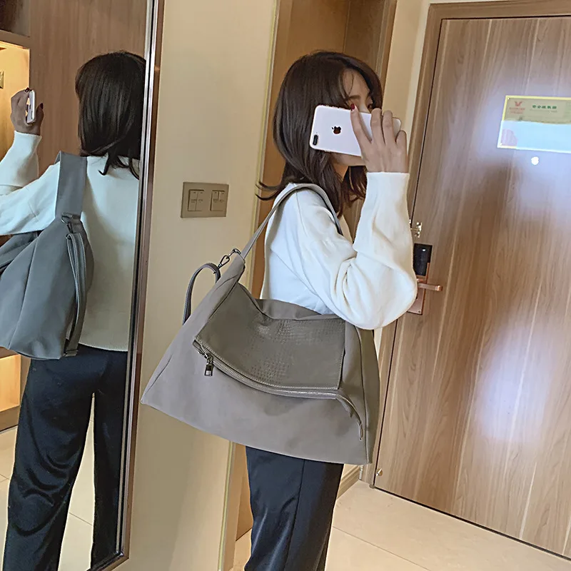 

Dull Polish Bag Autumn And Winter WOMEN'S Bag New Style 2019 One-Shoulder Tote Bag Large Capacity Street Fashion Casual Soft Lea