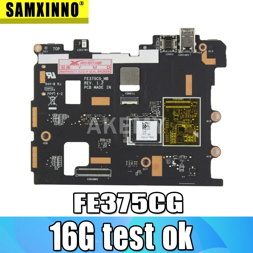 Материнская плата для планшета FE375CG материнская For Asus REV1.2 с памятью 16 ГБ 90NK0190 | Отзывы и видеообзор