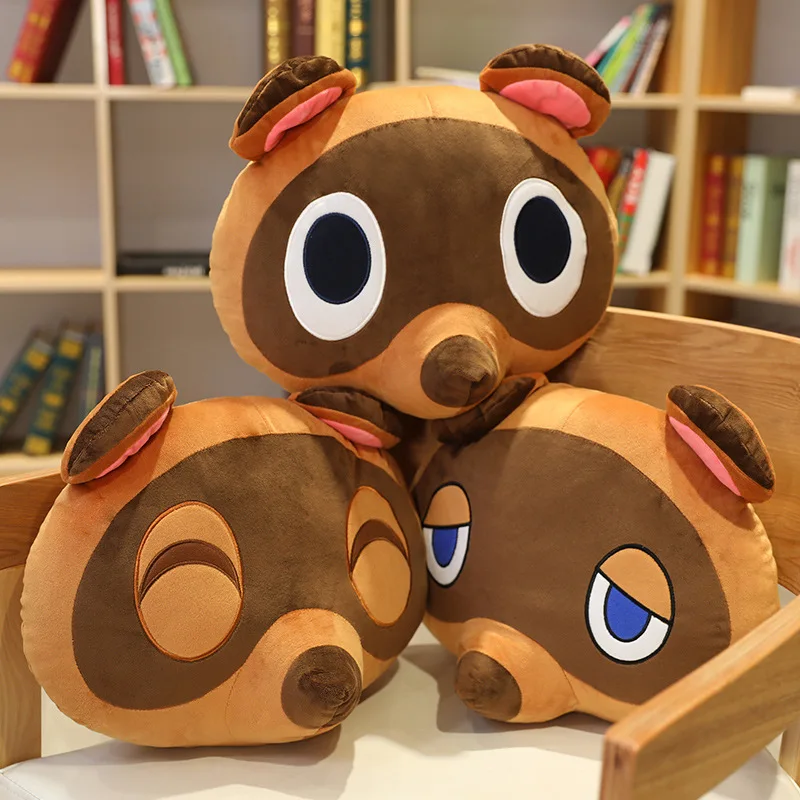 Animal Crossing Toys 40cm Tom Nook Pillow Plush Dolls Raccoon brothers Game Kids | Игрушки и хобби