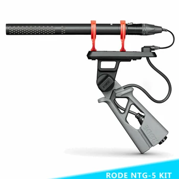 

Rode NTG-5 KIT Condenser Microphone Broadcast Directional Microphone Set Supercardioid Shotgun Microphone Video Interview Mic