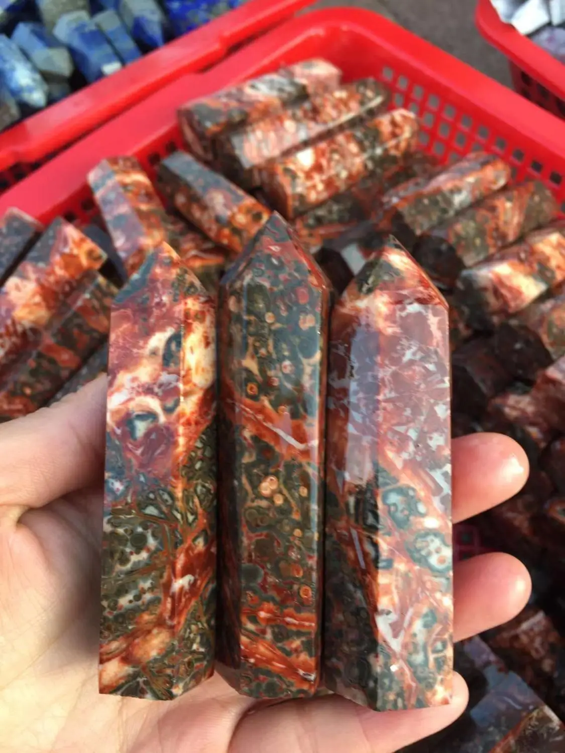 Натуральный кварц Леопард с кристаллами камень волшебная палочка чакра квадратный наконечник
