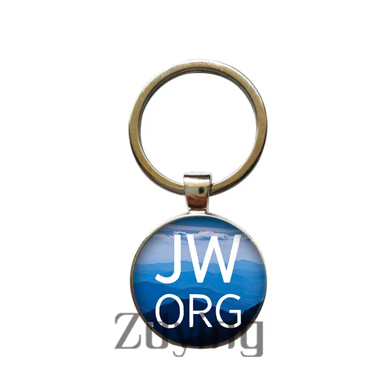 Zdying JW. ORG брелок круглый стеклянный дельфин цветы JW. ORG шаблон кабошон купольные Брелоки для ключей кольцо держатель кулон подарок J027 - Цвет: J022