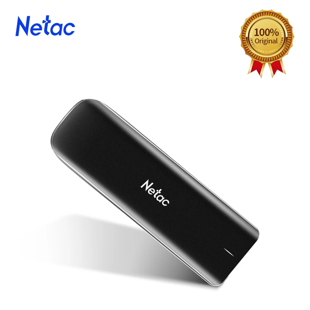 Внешний твердотельный накопитель Netac ZX ТБ 500 Гб 250 ГБ Портативный чтение до 980 МБ