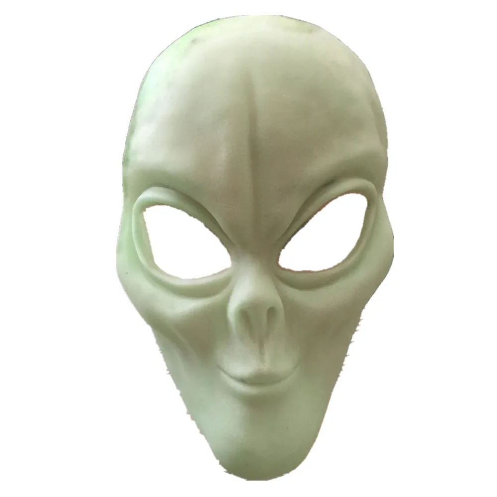 Alien латексные маски маска на Хэллоуин светится в темноте Реалистичная бутафория