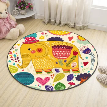 

Cartoon Animal Floor Mat Bedroom Children Playmat Area Rugs Bathmat Rug Toilet Floor Cover Non-slip Carpet Absorbent Mat