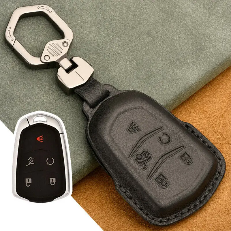 Cover chiave telecomando per Cadillac Escalade CTS XTS ATS ATS-L XLS SRX 2015 5 il bottone 28T CTS-V XT5 CT6 - H65ddb3d86c8743e2966712cf4b846800G