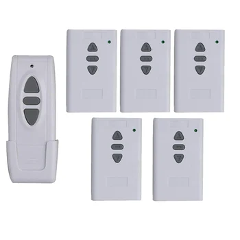 

AC220V 315/433mhz intelligent digital RF wireless remote control switch system for projection screen/garage door/blinds/shutters