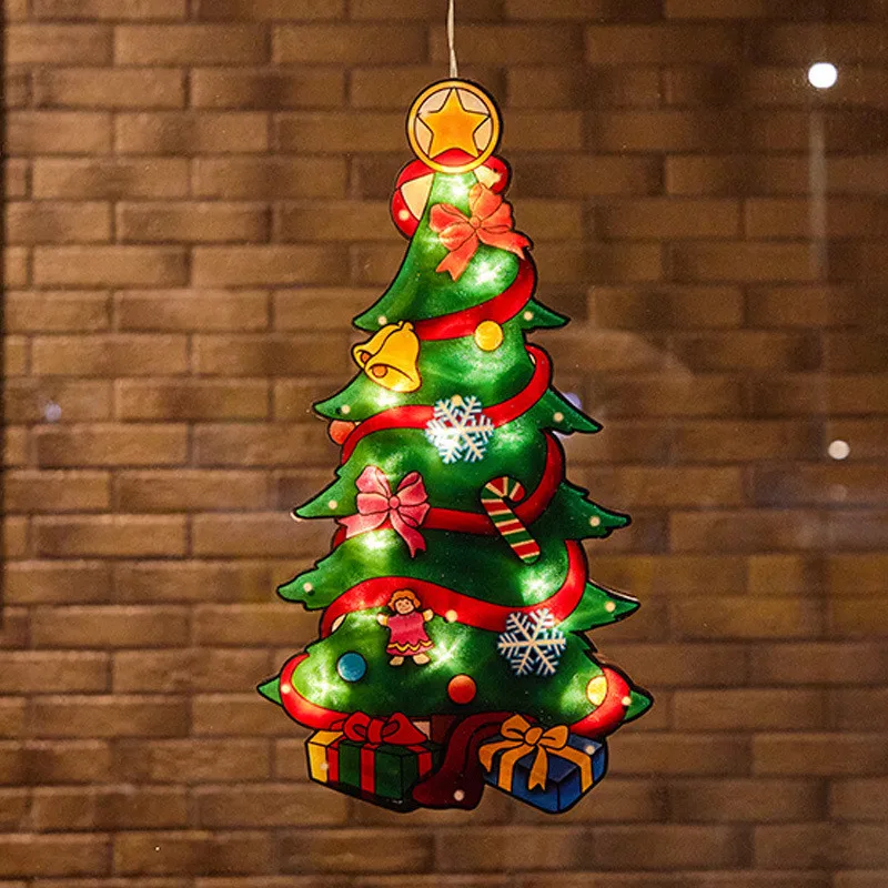 

Christmas Decorations for Home Outdoor LED Window Hanging Lights Christmas Decoration Atmosphere Scene Layout Holiday Decor