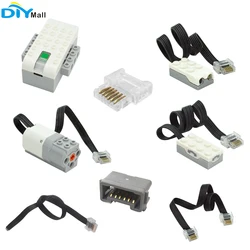 Pièces de construction MOC Power pour enfants, blocs de construction de moteurs M compatibles avec lego EV3 WEDO 2.0 45303 45300 jouets électriques 