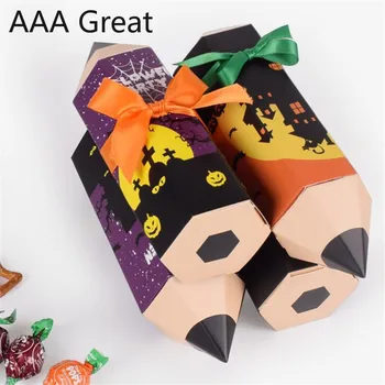 

50Pcs/Lot Gift Box Packaging Wedding Favors Candy Boxes Wedding Pencil Decoration Party Supplies Paper Bag Hollywood Chocolate