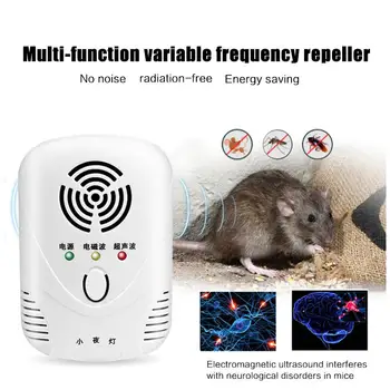 

SOLEDI Oval Electronic Pest Control Insect Pests Anti-Mosquito Device Multi-Functional Mosquito Dispeller Repeller Ultrasound