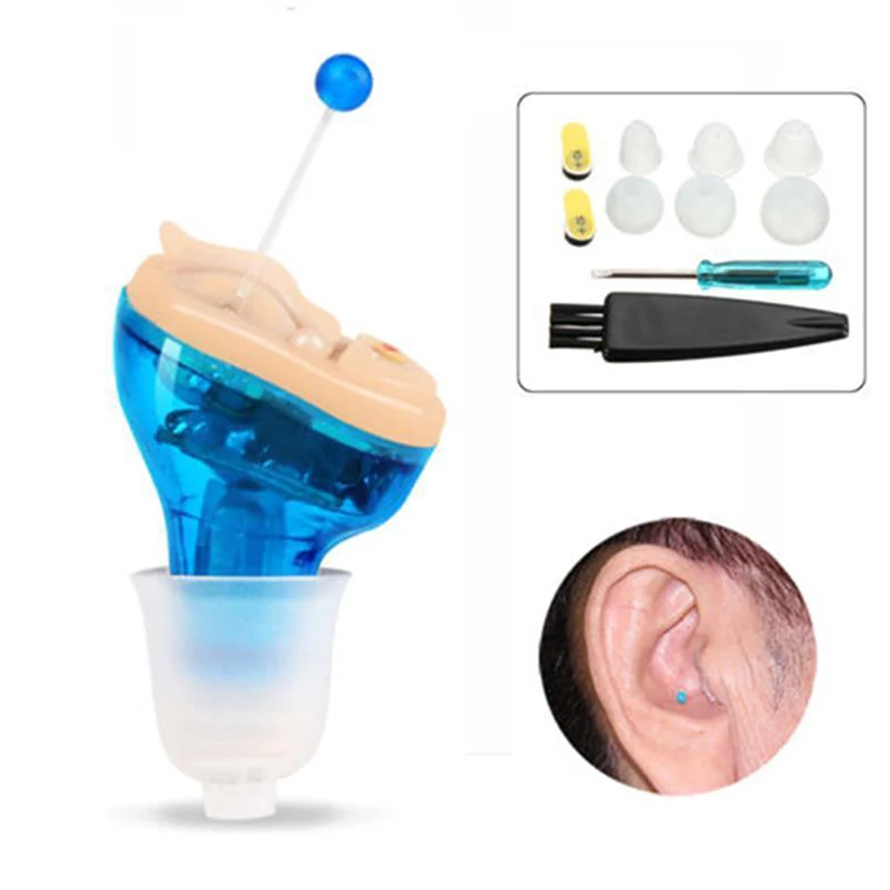 

Tools Portable Invisible Wireless In-ear Enhancer Lightweight Audiphone Sound Amplifer The Elderly Voice Hearing Aid Ear Care