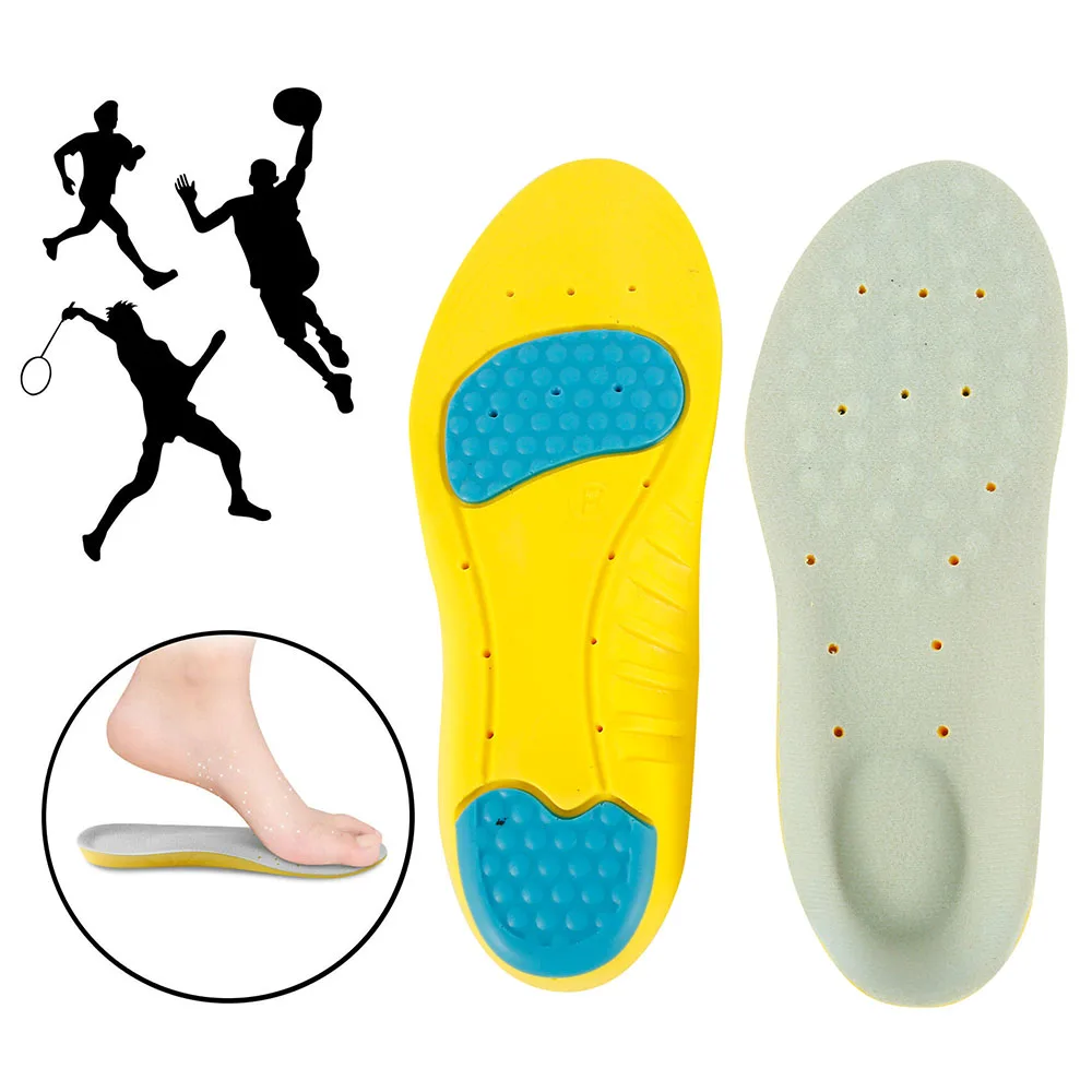 Ортопедические стельки из пены с эффектом памяти, стельки для спортивной обуви, эластичные стельки для обуви, женские и мужские стельки для кроссовок