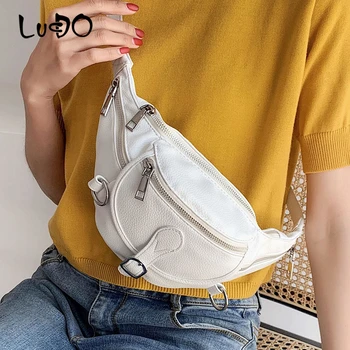 

LUCDO 2020 Fashion Summer Small Bag Female Chest Bag Belt Bag Luxury Brand Travel Casual Shoulder Messenger Bags Bolsas Feminina