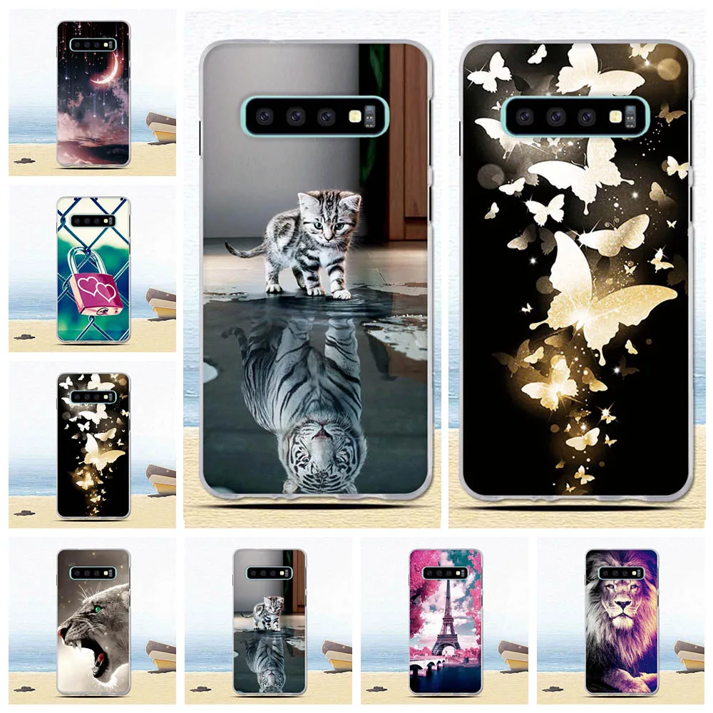 Чехол для Samsung Galaxy S10 мягкий силиконовый чехол из ТПУ plus чехлы телефонов |