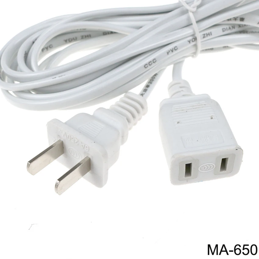 White LED Light String Extension Cord for Holiday and Home Decor
