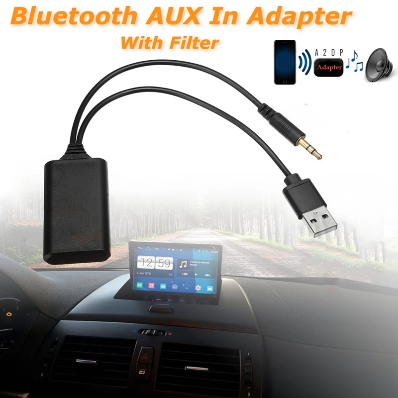 Автомобильный беспроводной Bluetooth модуль музыкальный адаптер вспомогательный