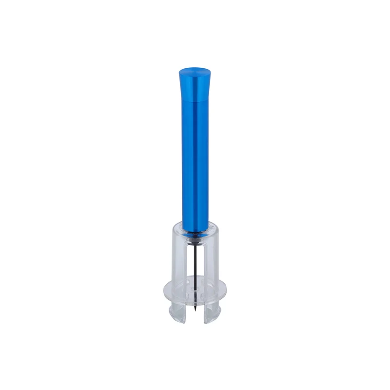 Blue-1PCS Пневматическое Давление Тип открывалка для бутылок вина из нержавеющей стали контактный тип бутылки Насосы штопор Пробка инструмент открывалка для красного вина - Цвет: Blue-1PCS