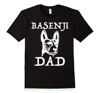 

2018 New Pure Cotton Short Sleeves Hip Hop Fashion Mens T-shirt Mens Basenji Dad Tshirt Tee Shirt T-shirt
